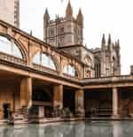 Whether you are looking for spiritual mentoring Bath, holistic life coaching Bath or even past life regression Bath, with TimeForTalking.com you’ve found your expert solution. Choose our spiritual mentoring VIP longer consultation programs to cover all of the latter combined in Bath, UK, old temple facade reflecting in Roman water pool. 